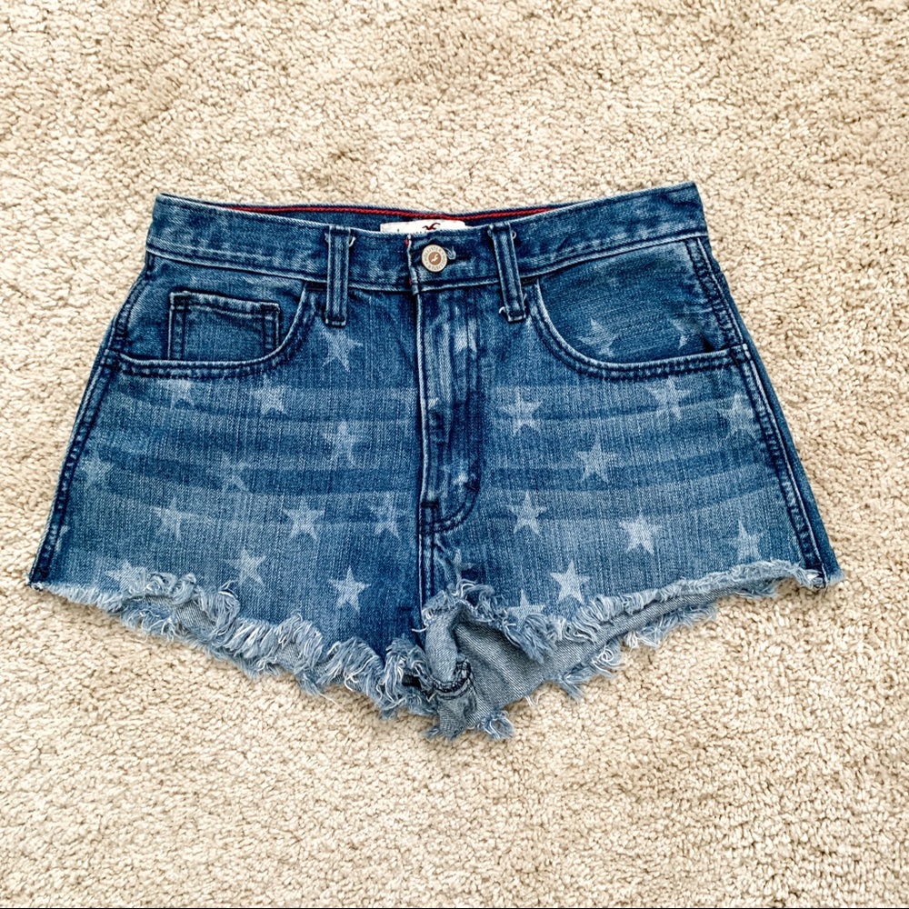 Hollister denim high waist short